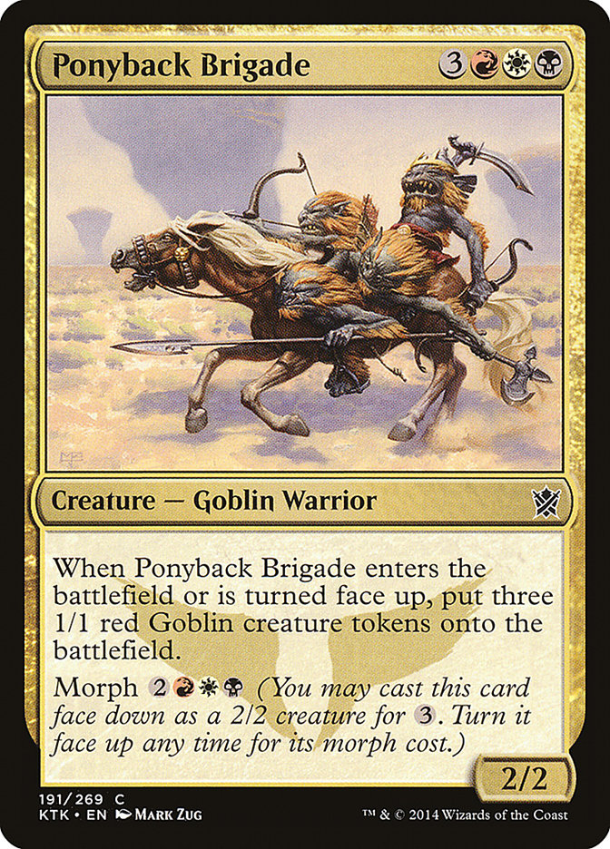 Ponyback Brigade [Khans of Tarkir] | Tables and Towers