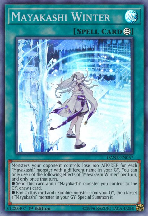 Mayakashi Winter [DANE-EN057] Super Rare | Tables and Towers