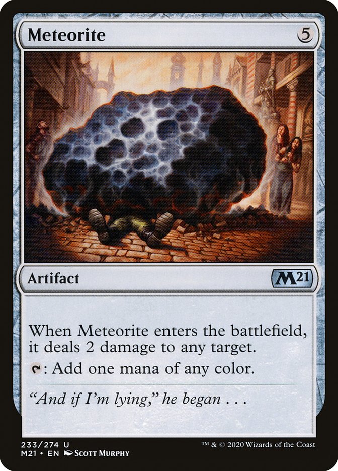 Meteorite [Core Set 2021] | Tables and Towers