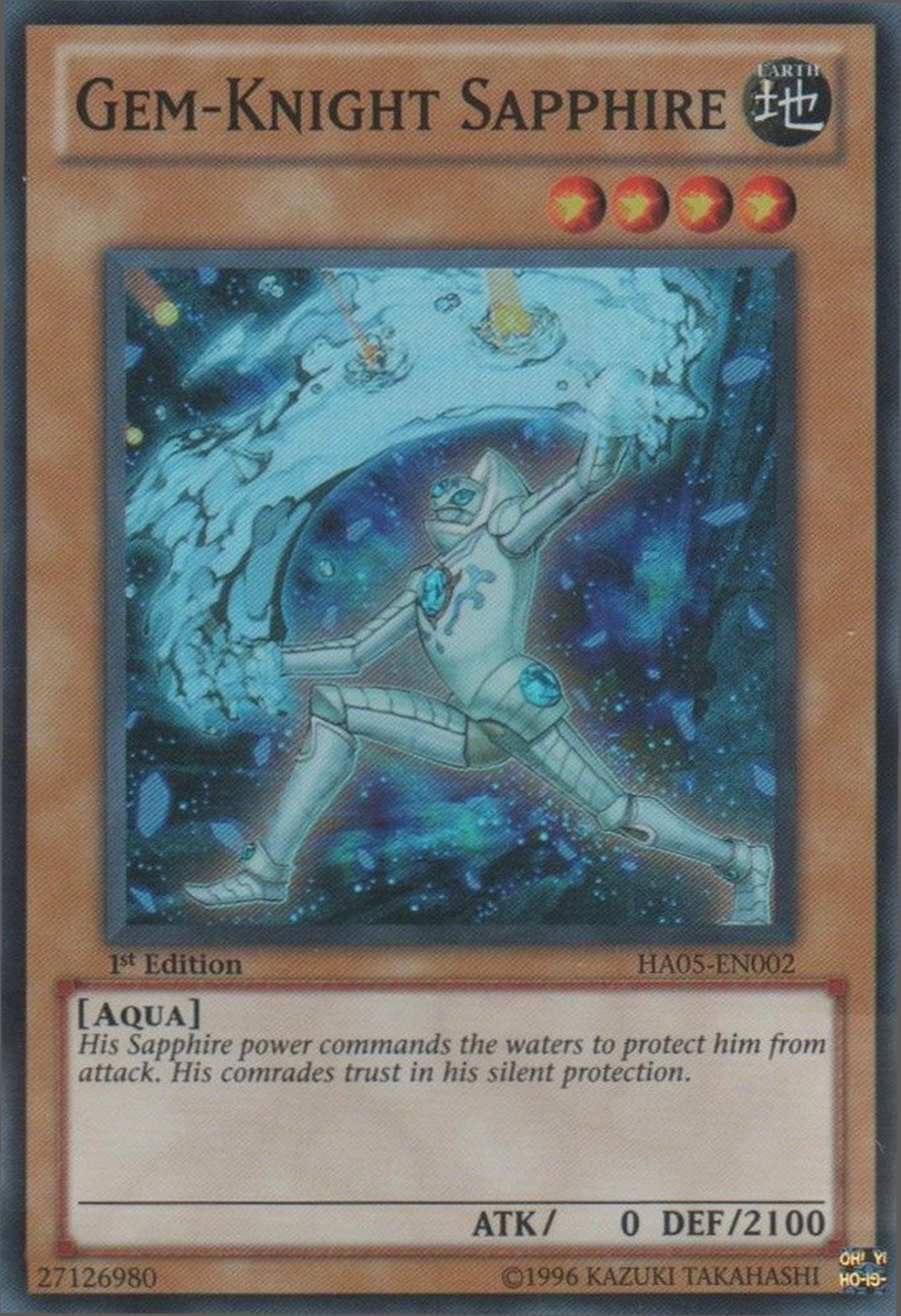 Gem-Knight Sapphire [HA05-EN002] Super Rare | Tables and Towers