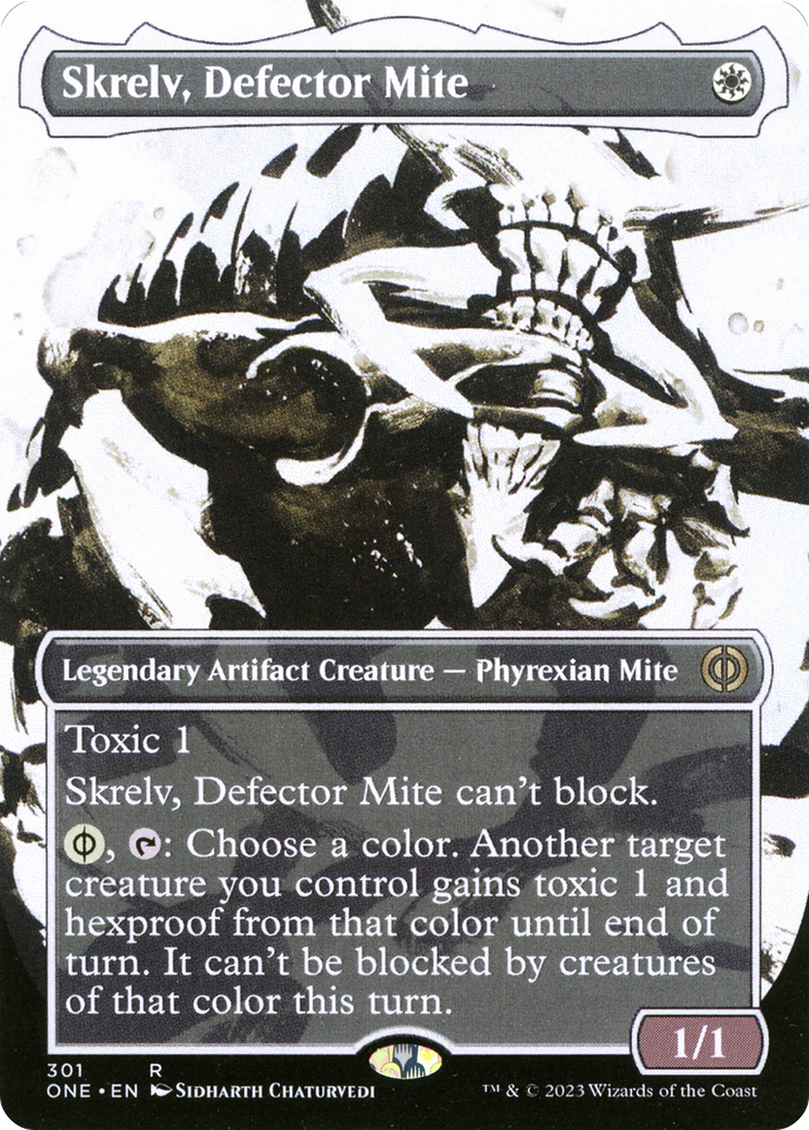 Skrelv, Defector Mite (Borderless Ichor) [Phyrexia: All Will Be One] | Tables and Towers