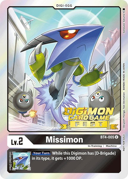 Missimon [BT4-005] (Digimon Card Game Fest 2022) [Great Legend Promos] | Tables and Towers