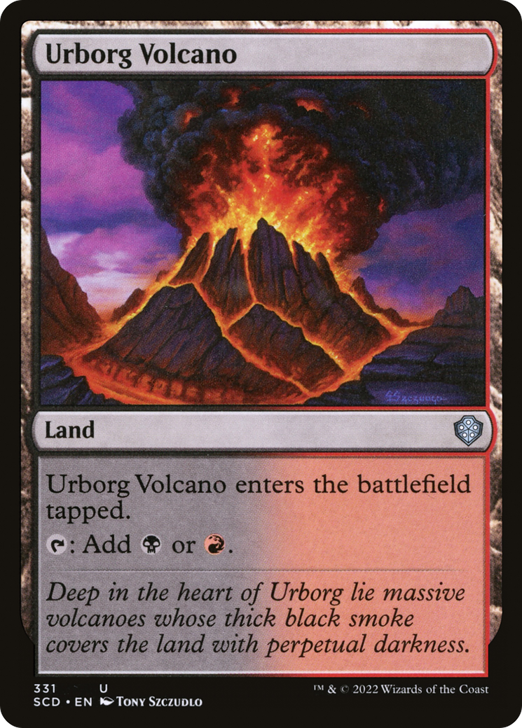 Urborg Volcano [Starter Commander Decks] | Tables and Towers