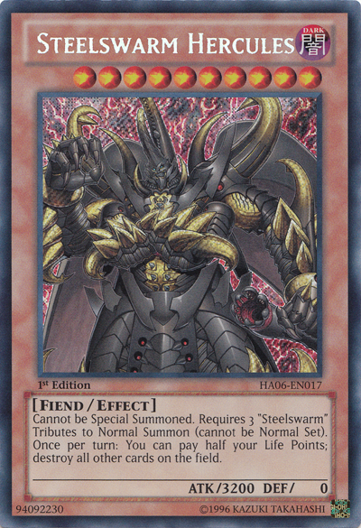 Steelswarm Hercules [HA06-EN017] Secret Rare | Tables and Towers