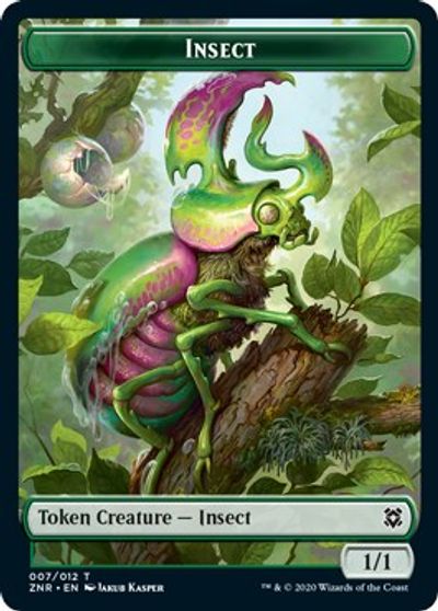 Beast // Insect Double-Sided Token [Challenger Decks 2021 Tokens] | Tables and Towers