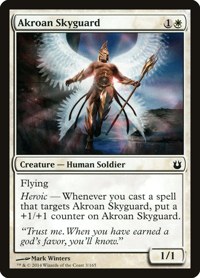 Akroan Skyguard [Born of the Gods] | Tables and Towers