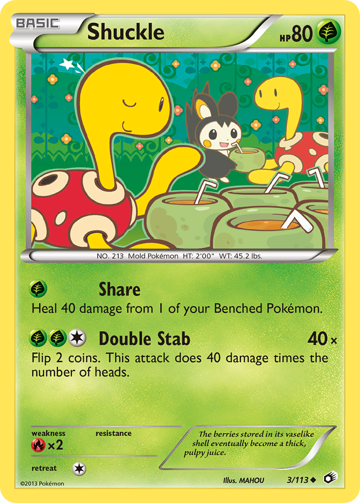 Shuckle (3/113) [Black & White: Legendary Treasures] | Tables and Towers