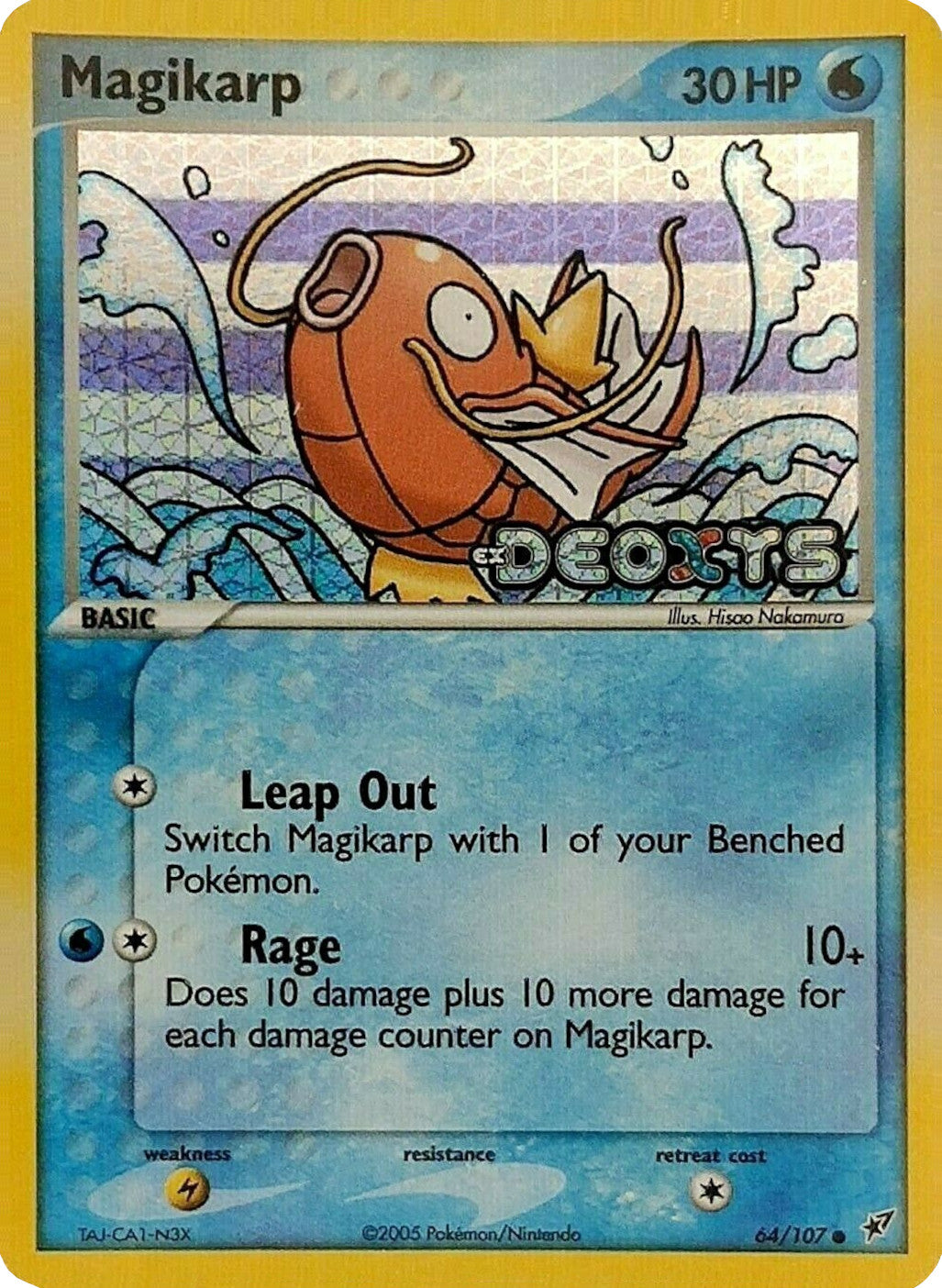 Magikarp (64/107) (Stamped) [EX: Deoxys] | Tables and Towers