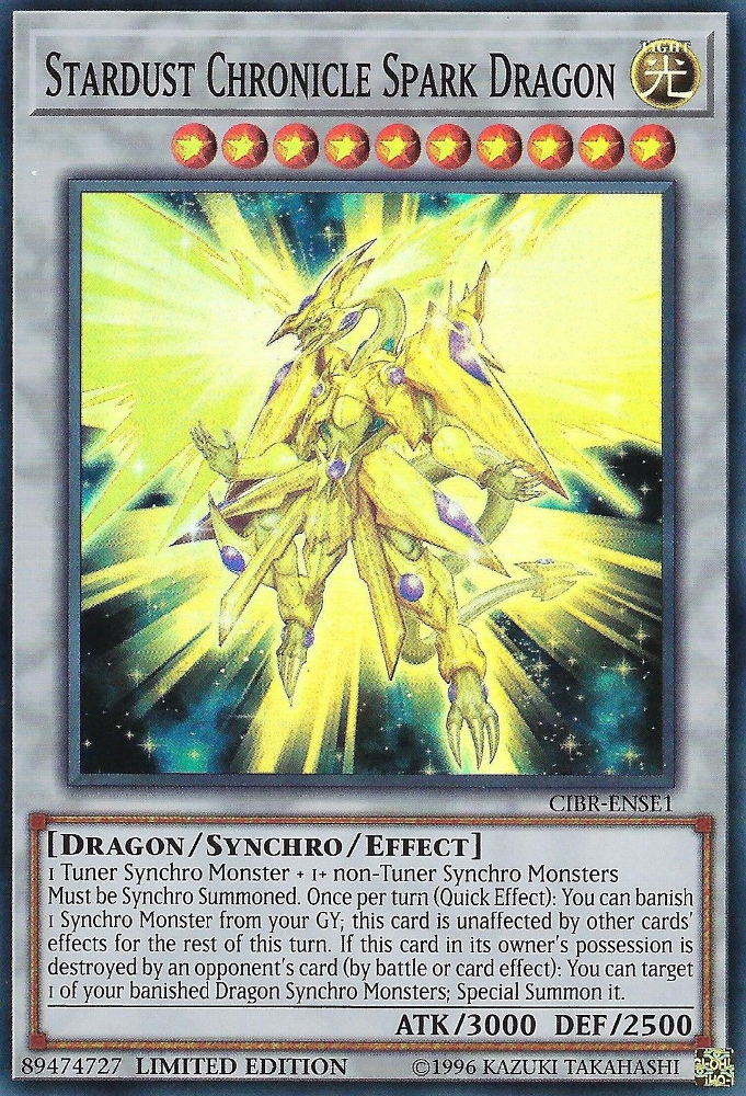 Stardust Chronicle Spark Dragon [CIBR-ENSE1] Super Rare | Tables and Towers