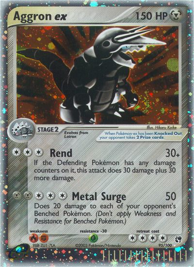 Aggron ex (95/100) [EX: Sandstorm] | Tables and Towers