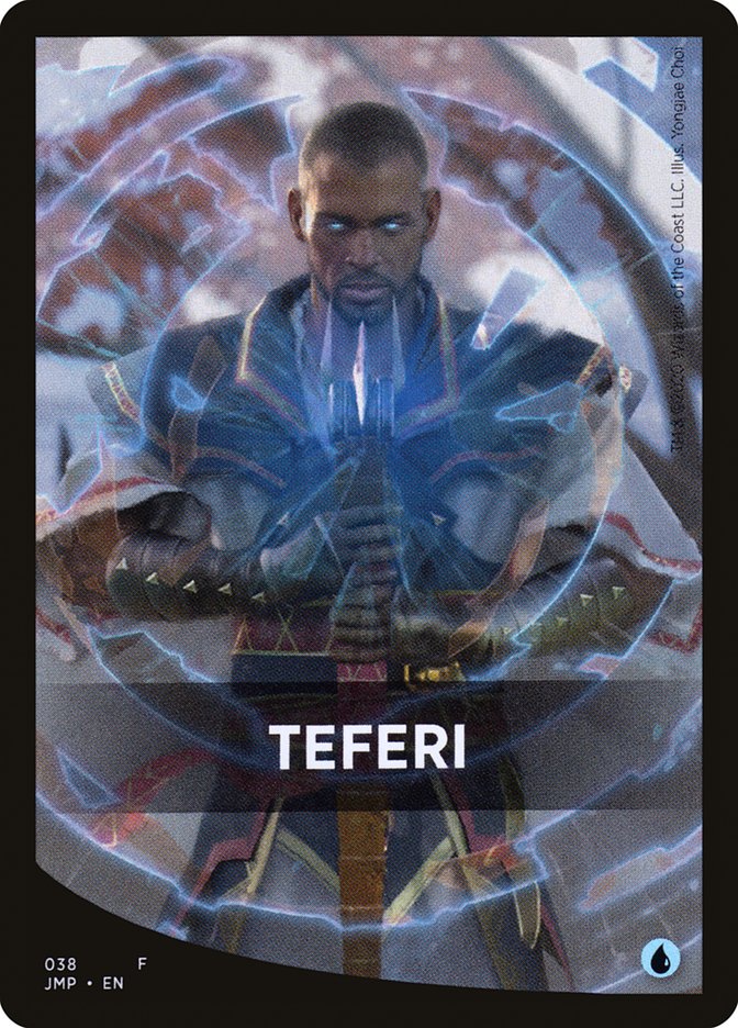 Teferi Theme Card [Jumpstart Front Cards] | Tables and Towers