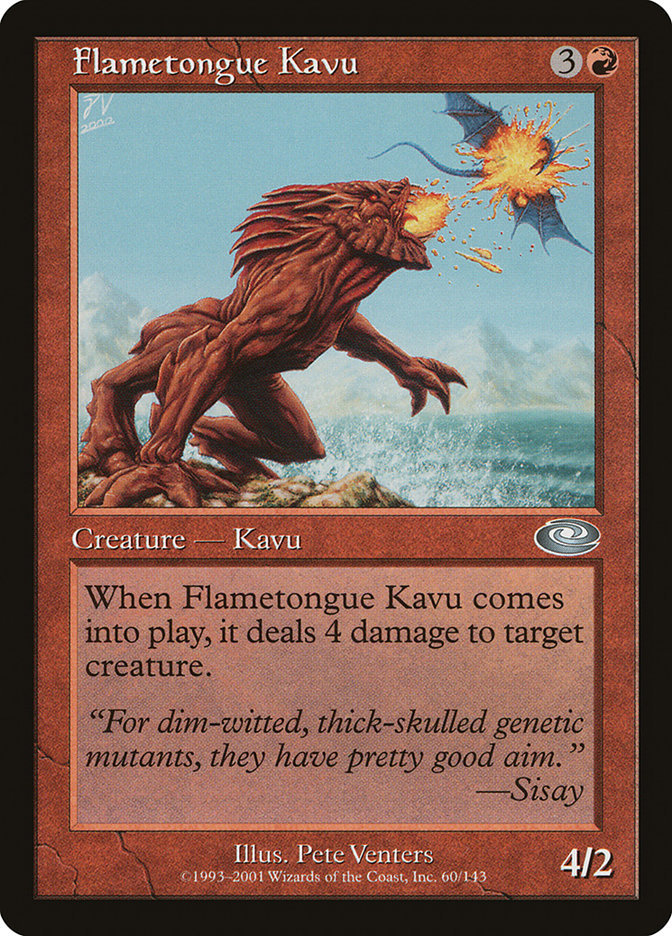 Flametongue Kavu [Planeshift] | Tables and Towers