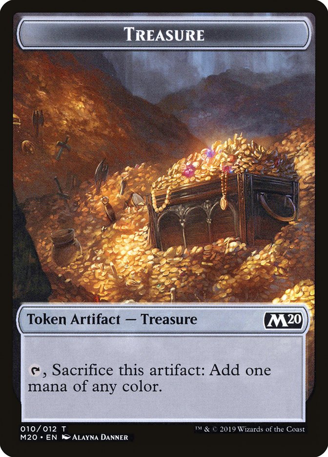 Treasure Token [Core Set 2020 Tokens] | Tables and Towers