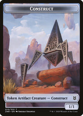 Angel Warrior // Construct Double-Sided Token [Zendikar Rising Tokens] | Tables and Towers