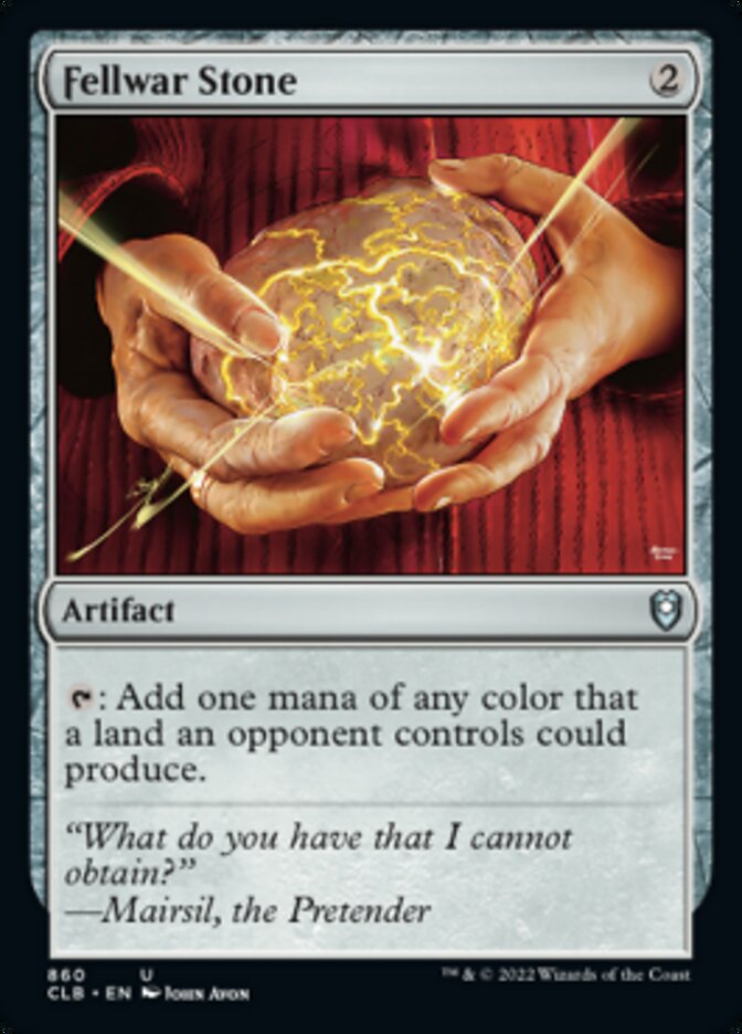 Fellwar Stone [Commander Legends: Battle for Baldur's Gate] | Tables and Towers