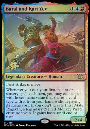 Baral and Kari Zev [March of the Machine Prerelease Promos] | Tables and Towers