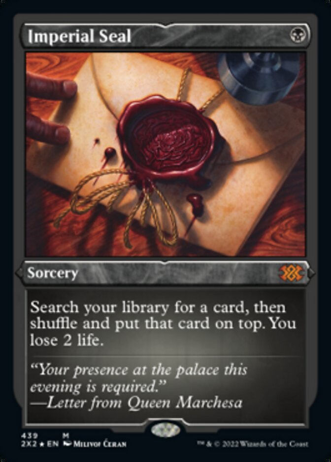 Imperial Seal (Foil Etched) [Double Masters 2022] | Tables and Towers