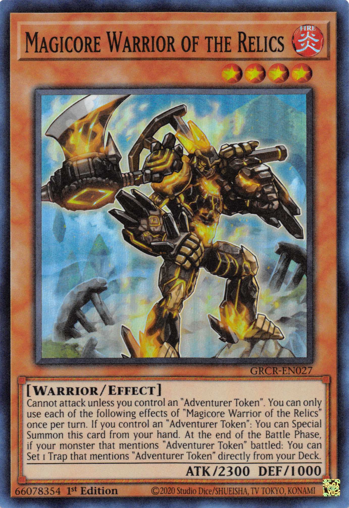 Magicore Warrior of the Relics [GRCR-EN027] Super Rare | Tables and Towers