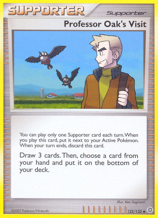 Professor Oak's Visit (122/132) [Diamond & Pearl: Secret Wonders] | Tables and Towers