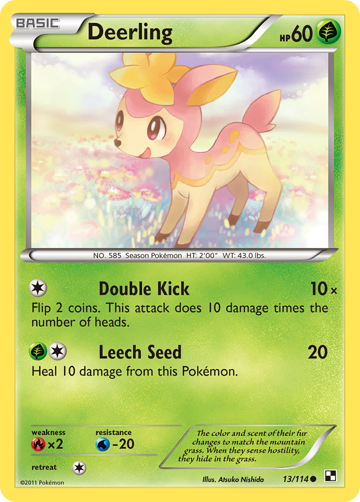 Deerling (13/114) [Black & White: Base Set] | Tables and Towers