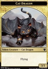 Cat Dragon // Dragon (006) Double-Sided Token [Commander 2017 Tokens] | Tables and Towers