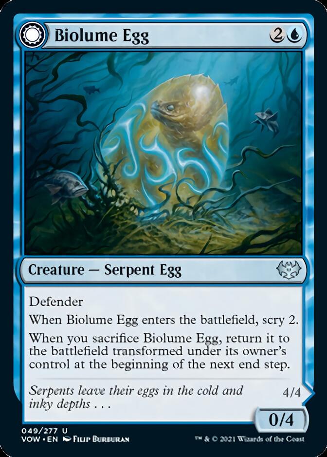 Biolume Egg // Biolume Serpent [Innistrad: Crimson Vow] | Tables and Towers