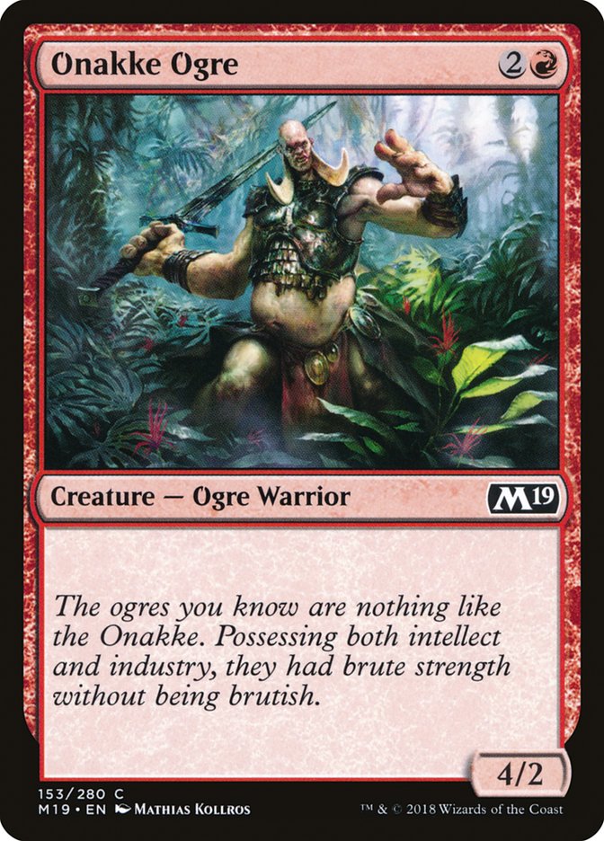 Onakke Ogre [Core Set 2019] | Tables and Towers