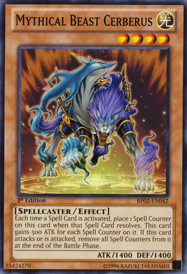 Mythical Beast Cerberus [BP02-EN042] Mosaic Rare | Tables and Towers