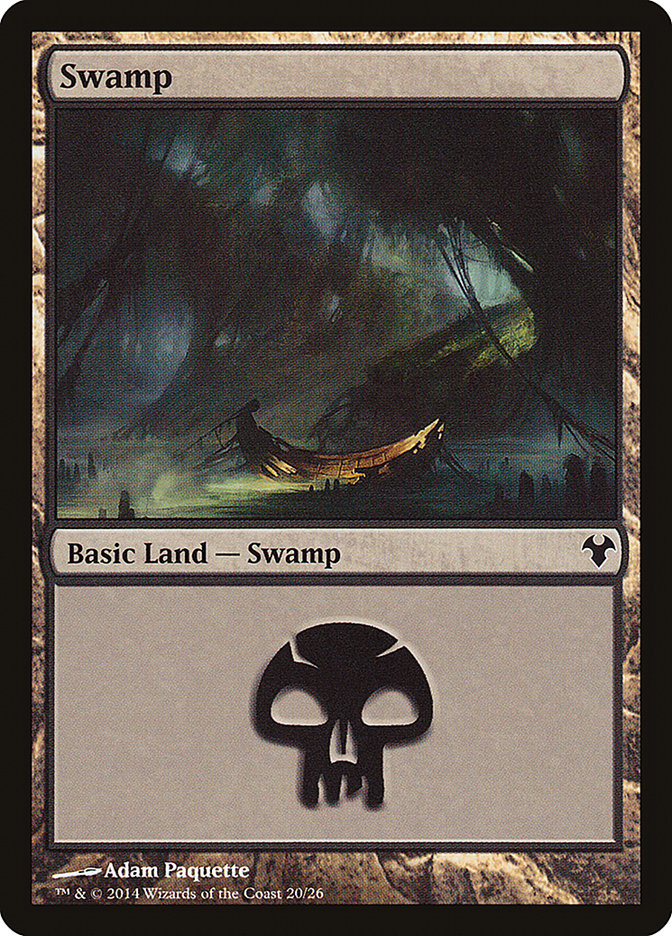 Swamp (20) [Modern Event Deck 2014] | Tables and Towers