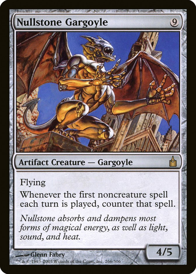 Nullstone Gargoyle [Ravnica: City of Guilds] | Tables and Towers