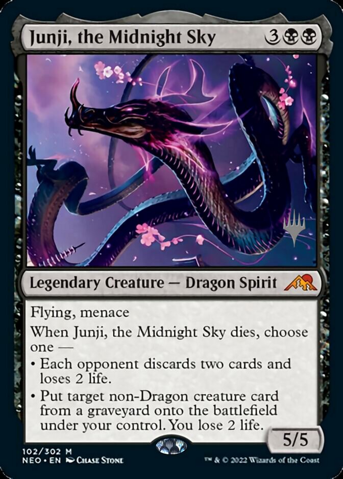 Junji, the Midnight Sky (Promo Pack) [Kamigawa: Neon Dynasty Promos] | Tables and Towers