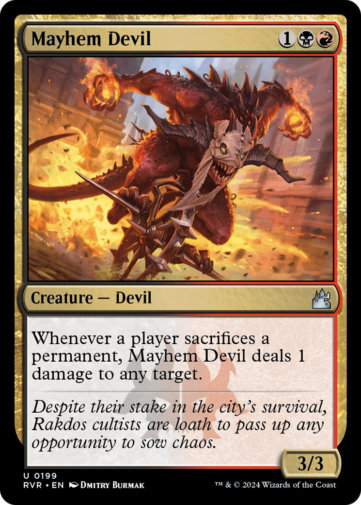 Mayhem Devil [Ravnica Remastered] | Tables and Towers