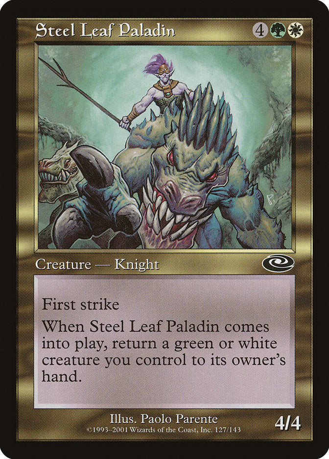 Steel Leaf Paladin [Planeshift] | Tables and Towers