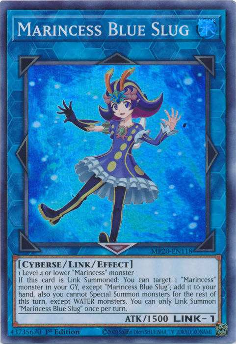 Marincess Blue Slug [MP20-EN118] Super Rare | Tables and Towers