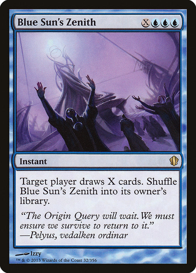 Blue Sun's Zenith [Commander 2013] | Tables and Towers