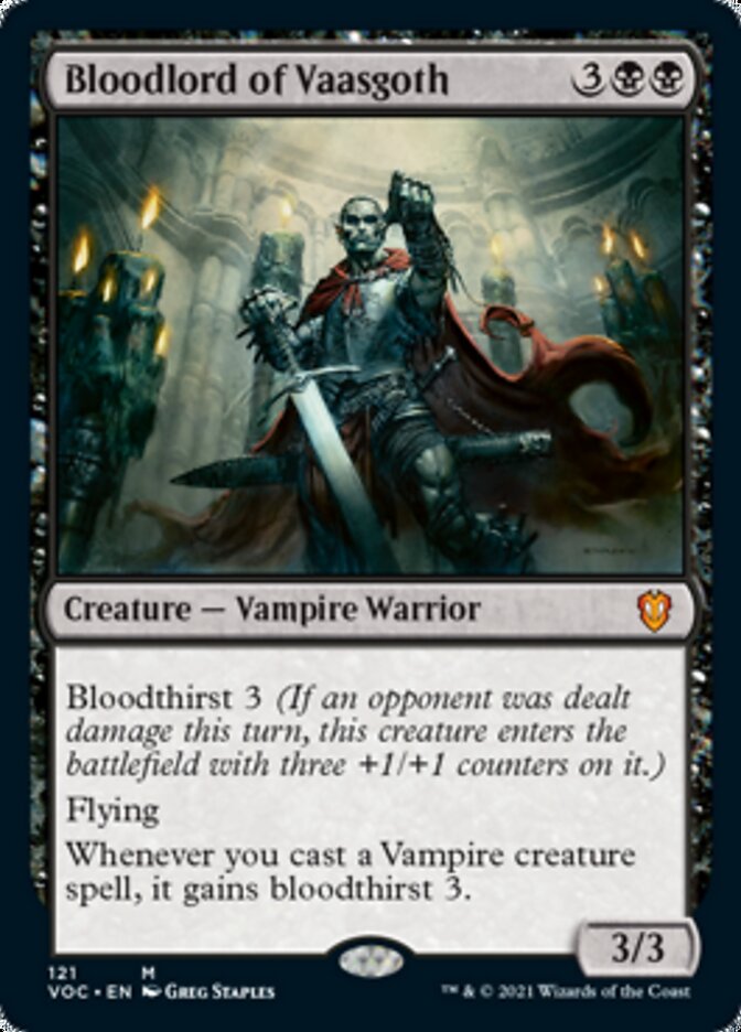 Bloodlord of Vaasgoth [Innistrad: Crimson Vow Commander] | Tables and Towers