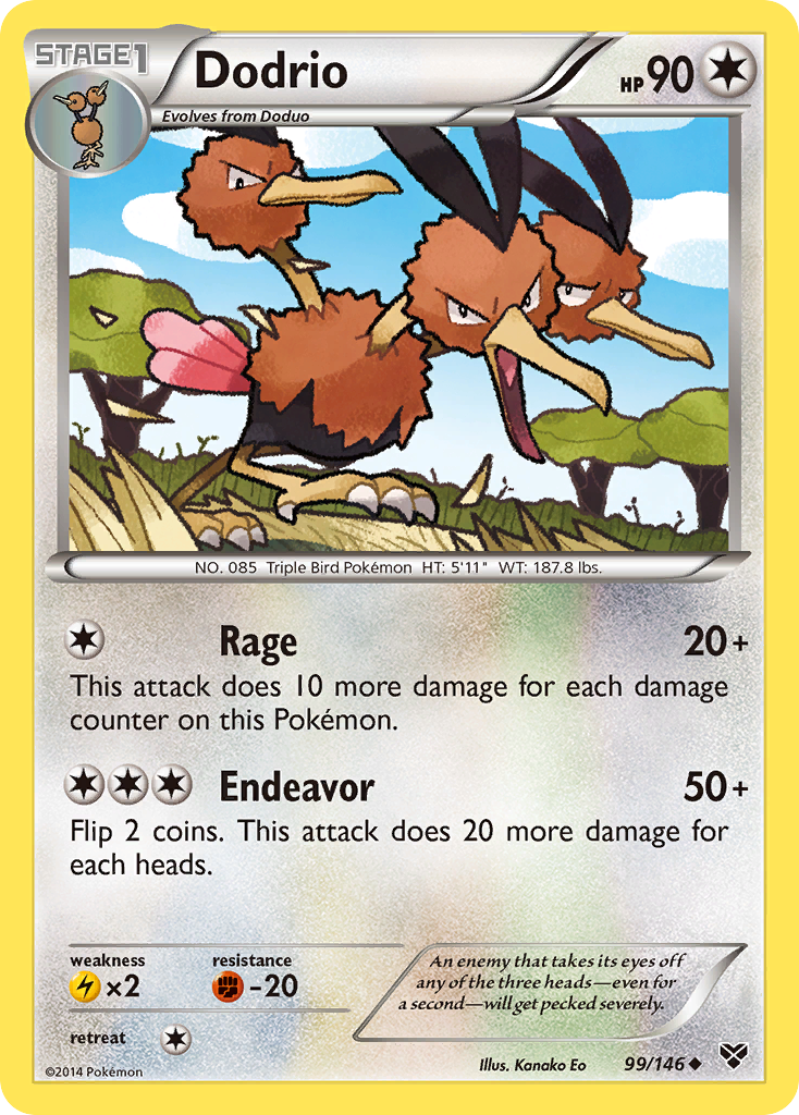 Dodrio (99/146) [XY: Base Set] | Tables and Towers