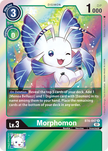 Morphomon [BT6-047] [Double Diamond] | Tables and Towers