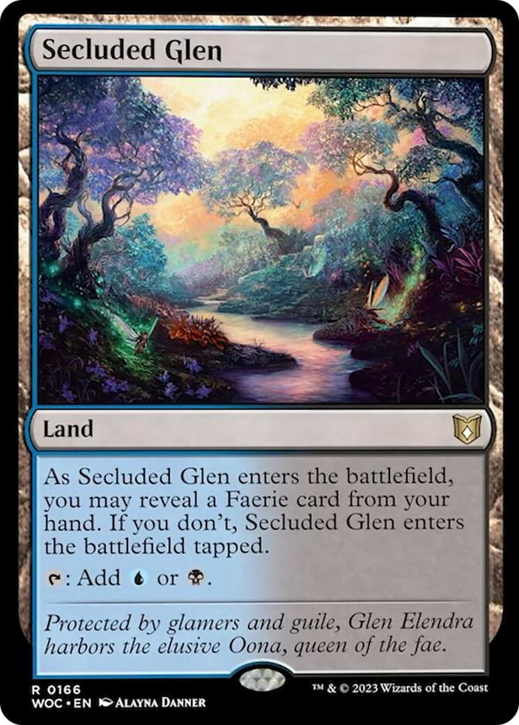 Secluded Glen [Wilds of Eldraine Commander] | Tables and Towers