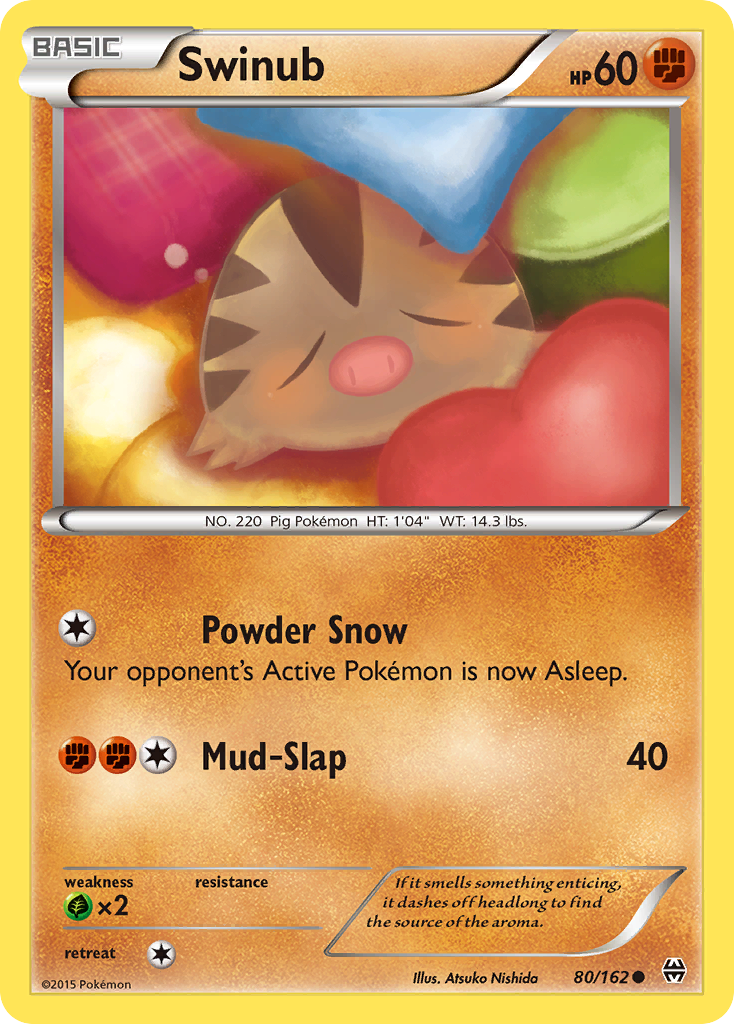 Swinub (80/162) [XY: BREAKthrough] | Tables and Towers