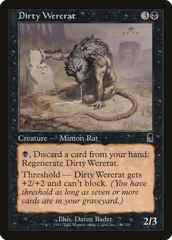 Dirty Wererat [Odyssey] | Tables and Towers