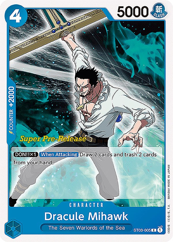 Dracule Mihawk [Super Pre-Release Starter Deck: The Seven Warlords of the Sea] | Tables and Towers