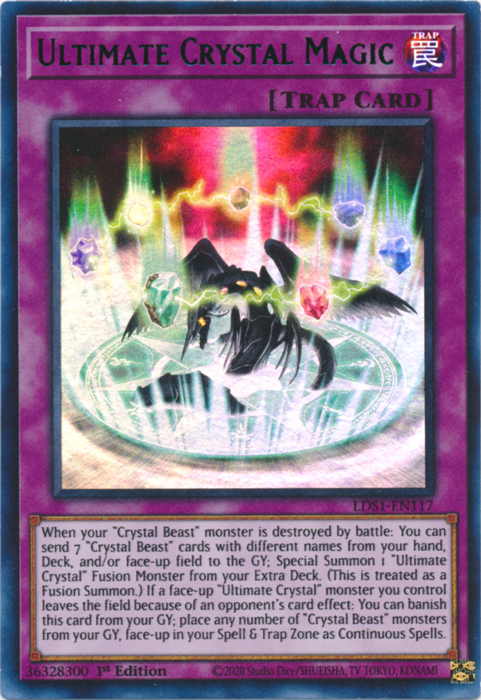 Ultimate Crystal Magic (Green) [LDS1-EN117] Ultra Rare | Tables and Towers