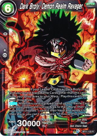 Dark Broly, Demon Realm Ravager (BT11-133) [Vermilion Bloodline] | Tables and Towers