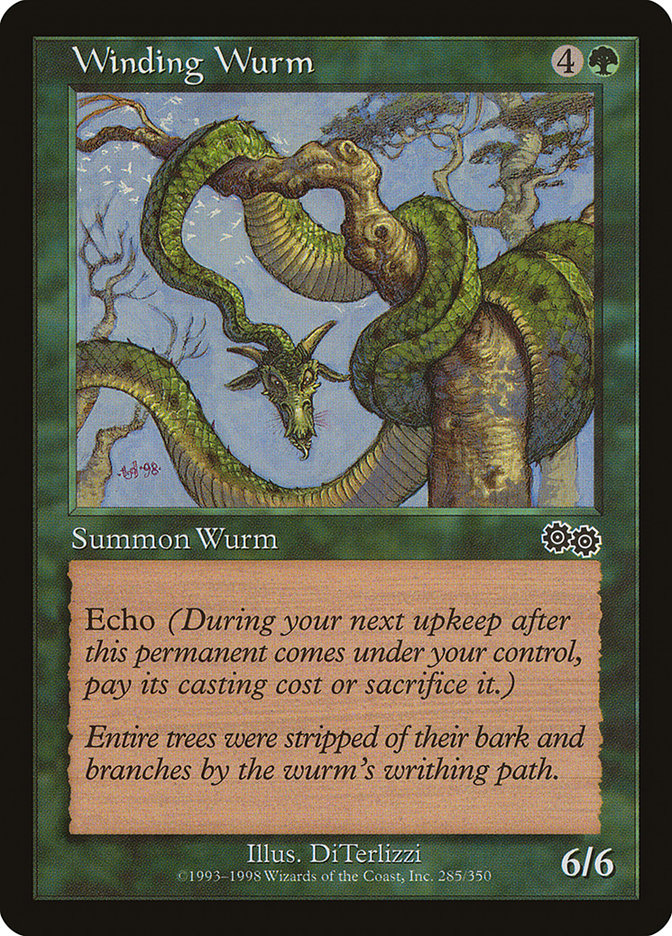 Winding Wurm [Urza's Saga] | Tables and Towers