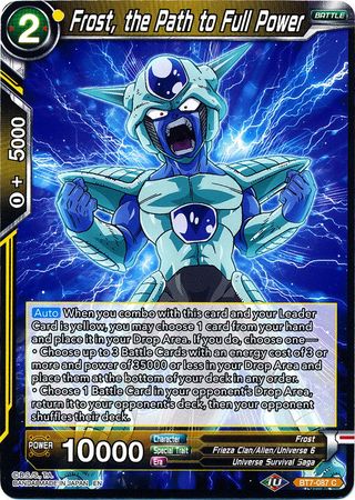 Frost, the Path to Full Power (BT7-087) [Assault of the Saiyans] | Tables and Towers