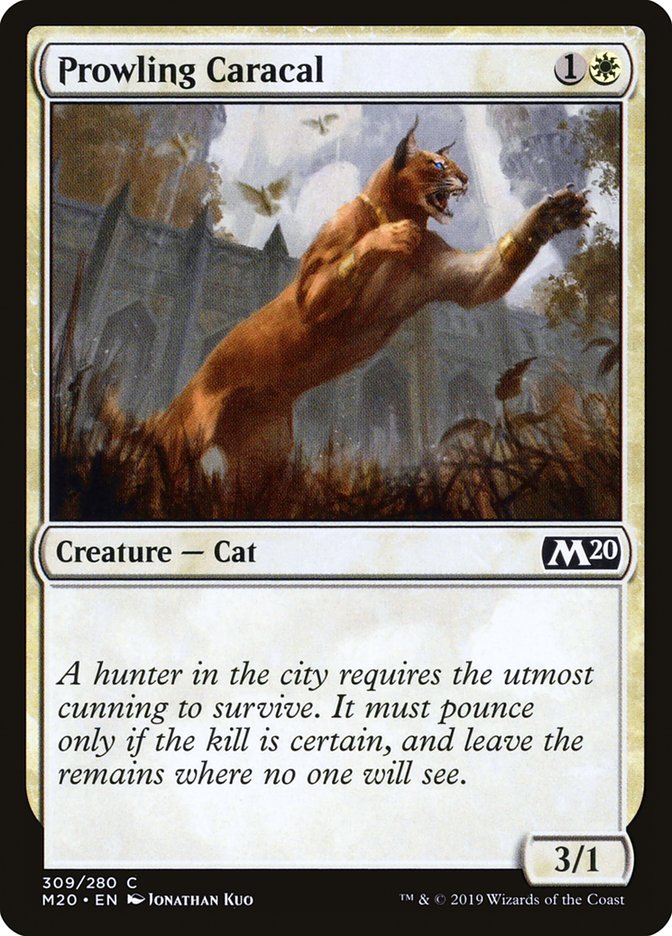 Prowling Caracal [Core Set 2020] | Tables and Towers