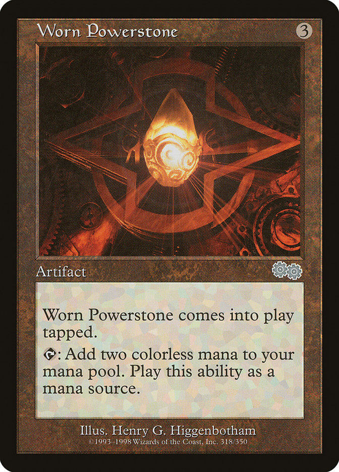 Worn Powerstone [Urza's Saga] | Tables and Towers