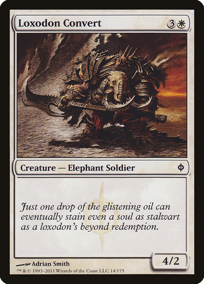 Loxodon Convert [New Phyrexia] | Tables and Towers