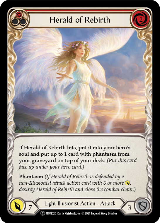 Herald of Rebirth (Red) [U-MON020] (Monarch Unlimited)  Unlimited Normal | Tables and Towers